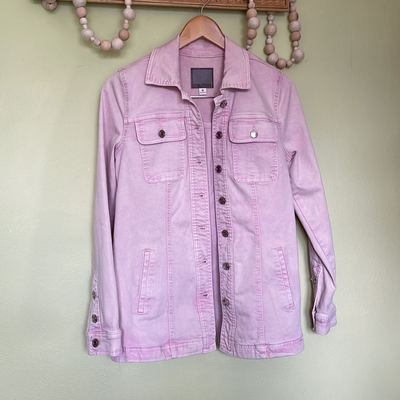 Jackets & Blazers - Pink Denim Jacket